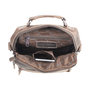 Schoudertas - crossbody tas van donkerbruin buffelleer
