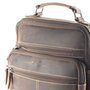 Schoudertas - crossbody tas van donkerbruin buffelleer