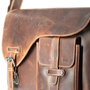 Messenger Bag - Schoudertas Van Lichtbruin Buffelleer