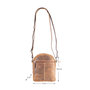 Arrigo Schoudertas - Crossbody Tas Van Lichtbruin Buffelleer
