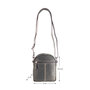Zwart Leren Schoudertas - Crossbody Tas Van Arrigo
