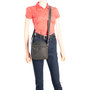 Zwart Leren Schoudertas - Crossbody Tas Van Arrigo