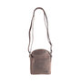 Crossbody Schoudertas Van Donkerbruin Buffelleer