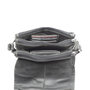 Zwart Leren Crossbody Schoudertas - Compact Model