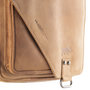 Schoudertas Van Soepel Leer In De Kleur Taupe/Beige