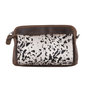 Leren Crossbody Schoudertasje Met Een Dierenprint