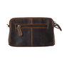 Crossbody Schoudertasje Van Leer Met Een Zebra Print
