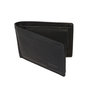 Heren Portemonnee Billfold Model Van Zwart Leer
