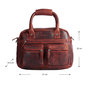Westernbag - Schoudertas Rood Rundleer - Medium
