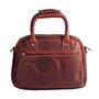 Westernbag - Schoudertas Rood Rundleer - Medium