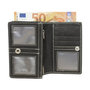 Dames Portemonnee - RFID - Zwart Leer