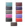 Zwart Leren Dames Portemonnee Harmonica Model