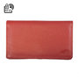 Leren dames portemonnee van rood leer met RFID