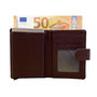 Leren Pasjeshouder met Cardprotector Bordeauxrood