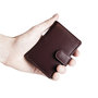 Leren Pasjeshouder met Cardprotector Bordeauxrood