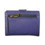 Leren Mini Portemonnee met Cardprotector Paars