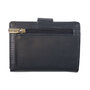 Leren Pasjeshouder met Cardprotector Donkerblauw