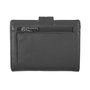 Leren Mini Portemonnee met Card Protector Grijs