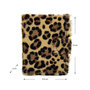 Leren Pasjeshouder Zwart met Card Protector en Luipaard Print