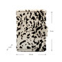 Leren Pasjeshouder Cognac met Cardprotector en Dierenprint