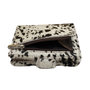 Leren Pasjeshouder Cognac met Cardprotector en Dierenprint