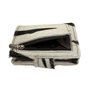 Leren Pasjeshouder Donkerbruin met Cardprotector en Zebra Print