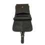 Leren Schoudertasje Crossbody Tasje Van Zwart Buffelleer