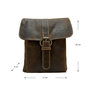 Leren Schoudertasje Crossbody Tasje van Echt Leer