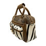 Leren Cowboysbag Bruin met een Zebra Print