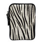 Zwart leren Telefoontasje met Zebra Print