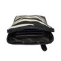 Zwart Leren Telefoontasje met Zebra Print