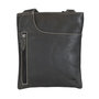 Zwart Leren Crossbody Tas - Schoudertas Van Arrigo