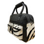 Handtasje Dames Leer Zwart met Zebraprint