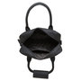 Shoulder Bag Women Leather Black with a Panther Print