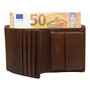 Portemonnee Heren Lichtbruin Leer Billfold