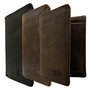 Heren Portemonnee Zwart Leer Billfold model