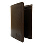 Heren Portemonnee Donkerbruin Leer Billfold