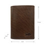 Heren Portemonnee Donkerbruin Leer Billfold