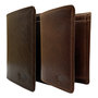 Heren Portemonnee Bruin Leer Billfold