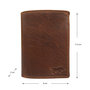 Heren Portemonnee Bruin Leer Billfold