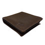 Portemonnee Heren Billfold Donkerbruin Leer