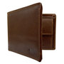 Portefeuille Heren Billfold Lichtbruin Rundleer