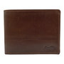 Portefeuille Heren Billfold Lichtbruin Rundleer