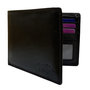 Portemonnee Heren Billfold van Zwart Leer