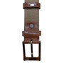 Riem Dames - Riem Heren 3 cm Lichtbruin Leer met Print