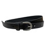 Tailleriem Dames - 2 cm Riem Dames - Zwart Leer