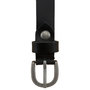 Tailleriem Dames - 2 cm Riem Dames - Zwart Leer