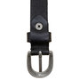 Tailleriem Dames - 2 cm Riem Dames - Zwart Leer