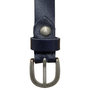 Tailleriem Dames - 2 cm Riem Dames - Donkerblauw Leer