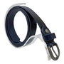 Tailleriem Dames - 2 cm Riem Dames - Donkerblauw Leer